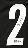 Kaleb Johnson Autographed Black Pro Style Jersey - Beckett W Hologram *Black