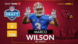 Marco Wilson Signed Florida Gators Throwback Mini Helmet (JSA COA) Cardinals DB
