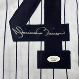 Autographed/Signed Mariano Rivera New York Pinstripe Baseball Jersey JSA COA/LOA