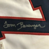 FRAMED Autographed/Signed TOM BERENGER Jake Taylor 33x42 Jersey JSA COA Auto