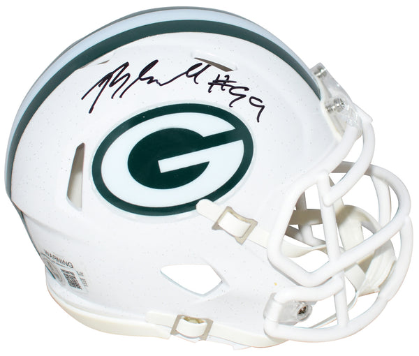 BARRYN SORRELL SIGNED GREEN BAY PACKERS WHITE SPEED MINI HELMET BECKETT