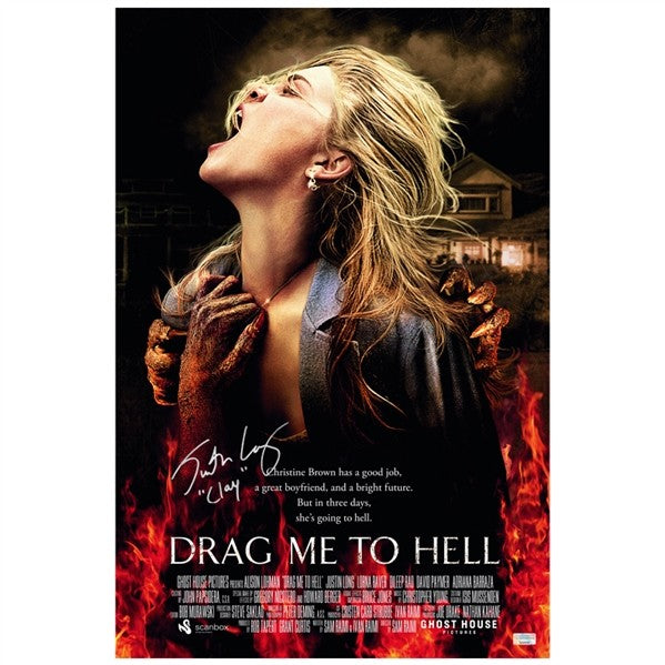 Justin Long Autographed 2009 Drag Me to Hell 16x24 Movie Poster