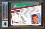 John Daly Authentic Signed 1991 Pro Set #93 Card Auto Graded Gem 10! BAS Slabbed