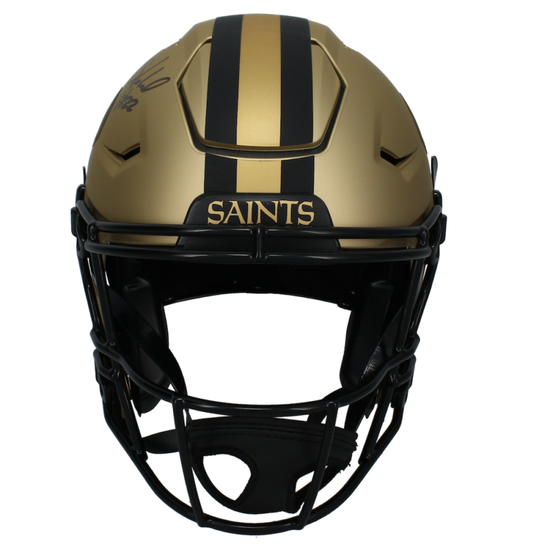 Rashid Shaheed Autographed Saints 'RAVE' Authentic Speedflex Helmet Be ...