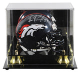 Broncos Bill Romanowski Authentic Signed VSR4 Rep Mini Helmet W/ Case BAS
