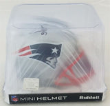 Ben Coates Signed New England Patriots Mini Helmet (JSA COA) Super Bowl XXXV T.E