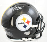 Joe Greene Autographed Steelers F/S Speed Authentic Helmet HOF - Beckett W Holo