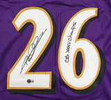 Rod Woodson Signed Baltimore Ravens Jersey Inscribed "SB XXXV Champs" (Beckett)