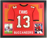 Mike Evans Signed Tampa Bay Buccaneers 35x43 Framed Jersey /Beckett Pro Bowl WR