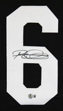 Rod Woodson Authentic Signed Black Pro Style Jersey Autographed BAS Witnessed