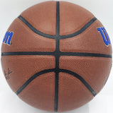 ALLEN IVERSON AUTOGRAPHED COMPOSITE LEATHER 76ERS LOGO BASKETBALL BECKETT 243643