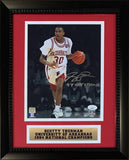 Scotty Thurman Autographed Arkansas 1994 Basketball Framed 8x10 Photo JSA COA
