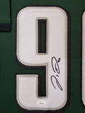 FRAMED PHILADELPHIA EAGLES JORDAN DAVIS AUTOGRAPHED SIGNED JERSEY JSA COA