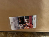 Giannis Antetokounmpo Autographed Basketball Display Breaking Through Frame JSA