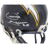 Vencie Green Signed San Diego Chargers VSR4 Replica Mini Helmet BAS 44727