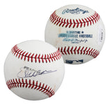 Rangers Ezequiel Duran Signed Practice Used Manfred OML Baseball JSA #AM11748
