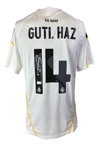 Guti Hernandez Signed Real Madrid Adidas Soccer Jersey BAS