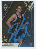 Julius Creed WWE Signed 2022 Panini Chronicles Phoenix #320 RC Card BAS #BS86657