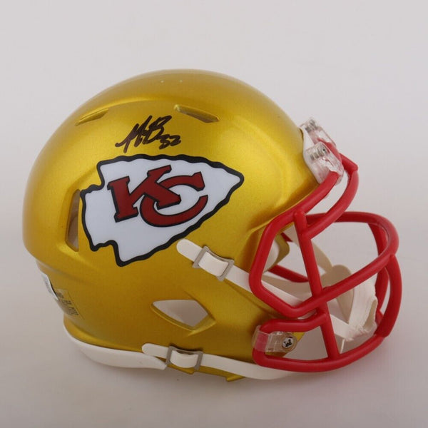 Nick Bolton Signed Kansas City Chief Flash Alternate Speed Mini Helmet (Beckett)