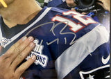 Tom Brady Ben Roethlisberger Dual Autographed 16x20 Photo LED Frame Fanatics COA