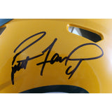 Brett Favre Autographed Green Bay Packers Authentic Helmet Beckett Witness 49189
