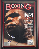 Mike Tyson Autographed Framed 8.5x11 Boxing Magazine Cover PSA/DNA #Q65593