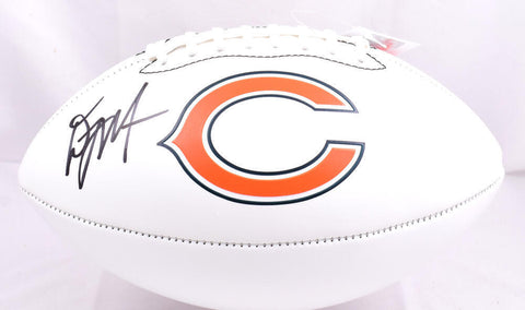 D.J. Moore Autographed Chicago Bears Logo Football - Beckett W Hologram