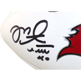 Mike Alstott Signed Tampa Bay Buccaneers Logo Football A Train Beckett 54296