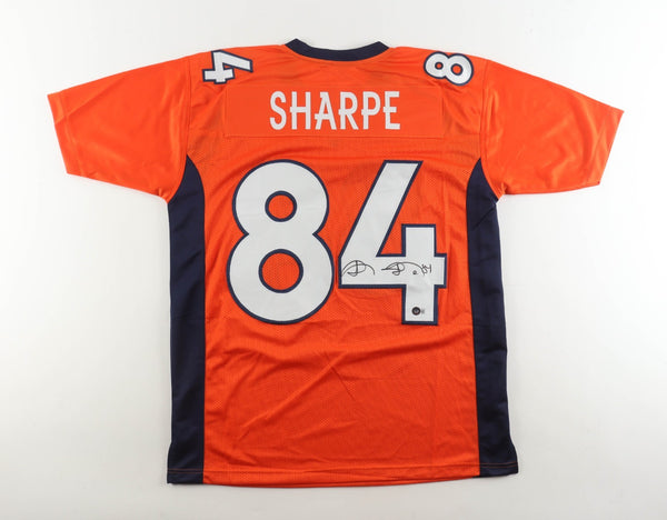 Shannon Sharpe Signed Denver Broncos Jersey (Beckett) 8xPro Bowl Tight End