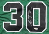 Sebastian Telfair Signed Boston Celtics Green Jersey (JSA) 2014 1st Round Pick