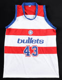 Jeff Ruland Signed Washington Bullets Jersey (AWM Hologram) 2xAll Star Center