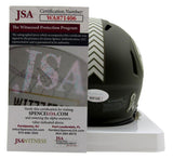 Hines Ward Autographed Salute To Service Mini Helmet Steelers JSA 179780