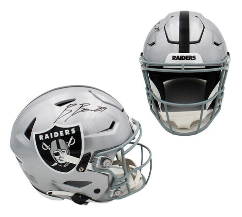 Brock Bowers Signed Las Vegas Raiders Speed Flex Authentic NFL Helmet