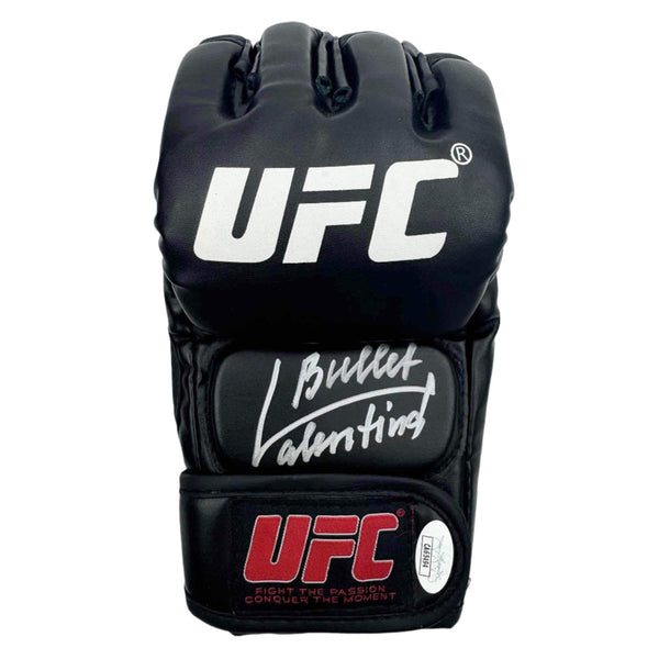 Autographed/Signed Valentina Shevchenko "Bullet" UFC MMA Glove Beckett BAS COA