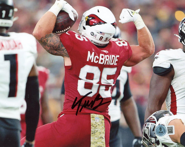 TREY McBRIDE SIGNED AUTOGRAPHED ARIZONA CARDINALS 8x10 PHOTO BECKETT