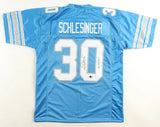 Cory Schlesinger Signed Detroit Lions Jersey Inscribed "3x Pro Bowl"(Beckett) F