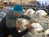 NFL Shield Receiving Threats Speed Authentic Multi-Signed White Helmet