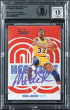 Lakers Magic Johnson Signed 2009 Studio Heritage #11 Card Auto 10! BAS Slabbed
