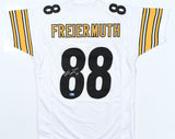 Pat Freiermuth Autographed White Pro Style Jersey - Beckett W Hologram