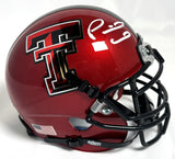 Patrick Mahomes II Autographed Texas Tech Speed Mini Helmet - Beckett Holo