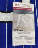 Nick Anderson "1st Magic Drafted" Signed Orlando Magic Blue Home Jersey JSA COA