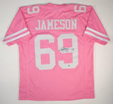 Jenna Jameson Signed Pink #69 Football Jersey (Beckett) XXX Adult Film Star