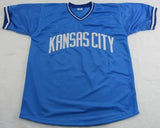Bret Saberhagen Signed Kansas City Royals Jersey (JSA) 2xCy Young Award Winner