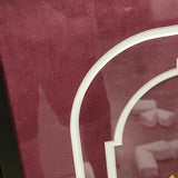 FRAMED Autographed/Signed LEBRON JAMES 33x42 Cavaliers Jersey PSA/DNA COA/LOA