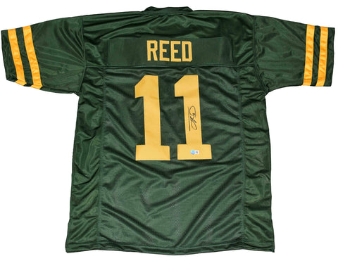JAYDEN REED AUTOGRAPHED SIGNED GREEN BAY PACKERS #11 GREEN JERSEY BECKETT