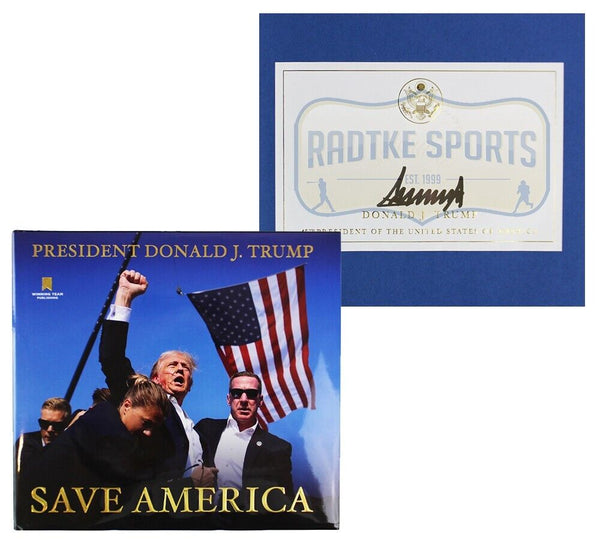 Donald J. Trump Signed First Edition "Save America" Book