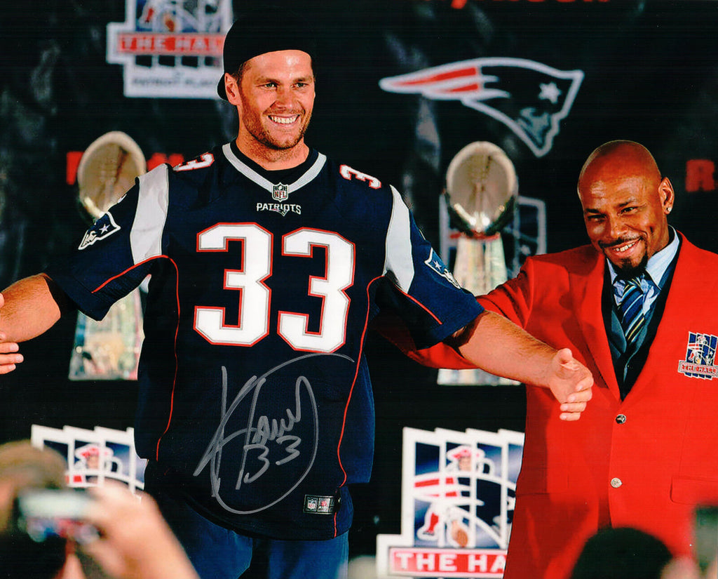 Kevin Faulk New England Patriots Signed Autographed HOF 8x10 Photo Tom ...