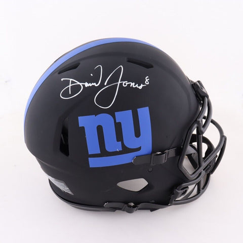 Daniel Jones New York Giants Autographed Eclipse Alternate Speed Helmet JSA