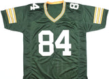 Sterling Sharpe Autographed Green Pro Style Jersey - Beckett W Hologram *Black