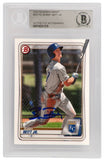 Bobby Witt Jr. Signed Royals 2020 Bowman Draft Rookie Card #BD-152 - (Beckett)